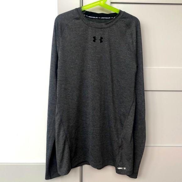 Under Armour Boys Fitted LongSleeve Tee - YXL - Picture 1 of 4